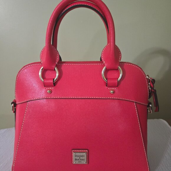 Dooney & Bourke Saffiano Cameron Satchel Crossbody - Picture 8 of 9